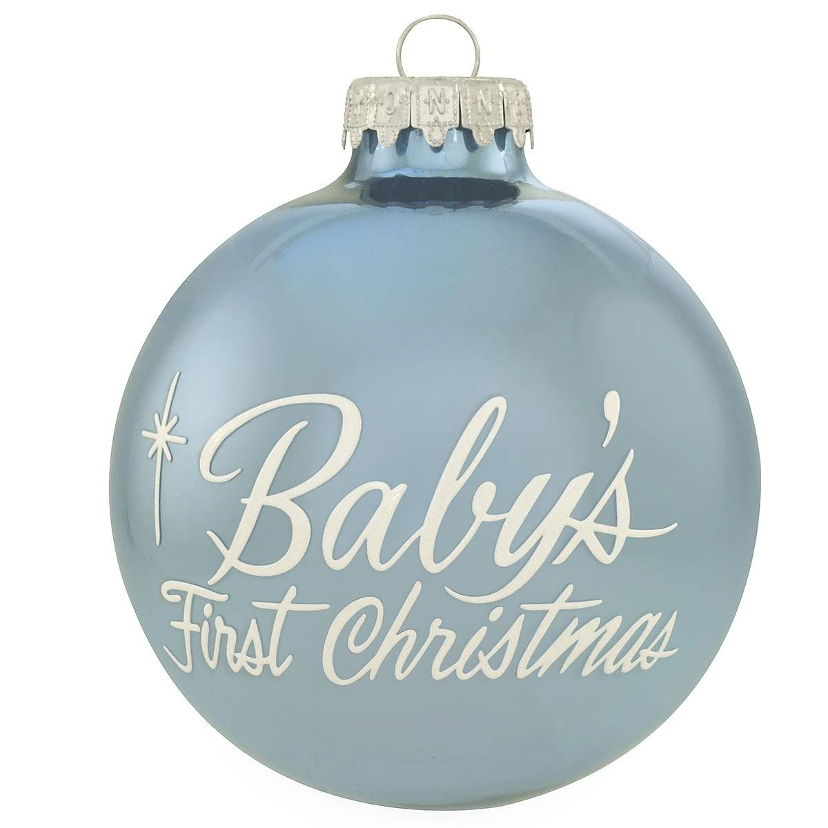 Baby's First Christmas Blue Ornament 1 Baby's First Christmas Blue Ornament