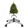 Black Metal Tree Stand With Wheels