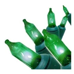 Green 50 Lights With Green Cord