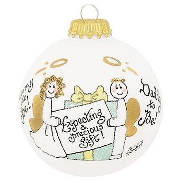 Expecting A Gift Heart Gifts Ornament 1 Expecting A Gift Heart Gifts Ornament