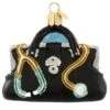 Doctor's Bag Glass Ornament