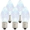 25 Cool White LED C7 Replacement Lamps