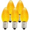 25 Yellow LED C7 Replacement Lamps
