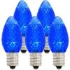 25 Blue LED C7 Replacement Lamps