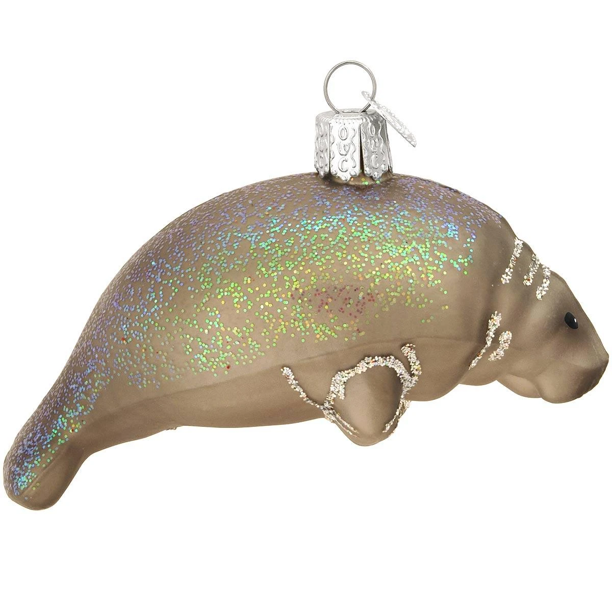 Manatee Glass Ornament 1 Manatee Glass Ornament