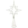 Bethlehem Star With Silver Glitter Tree Topper