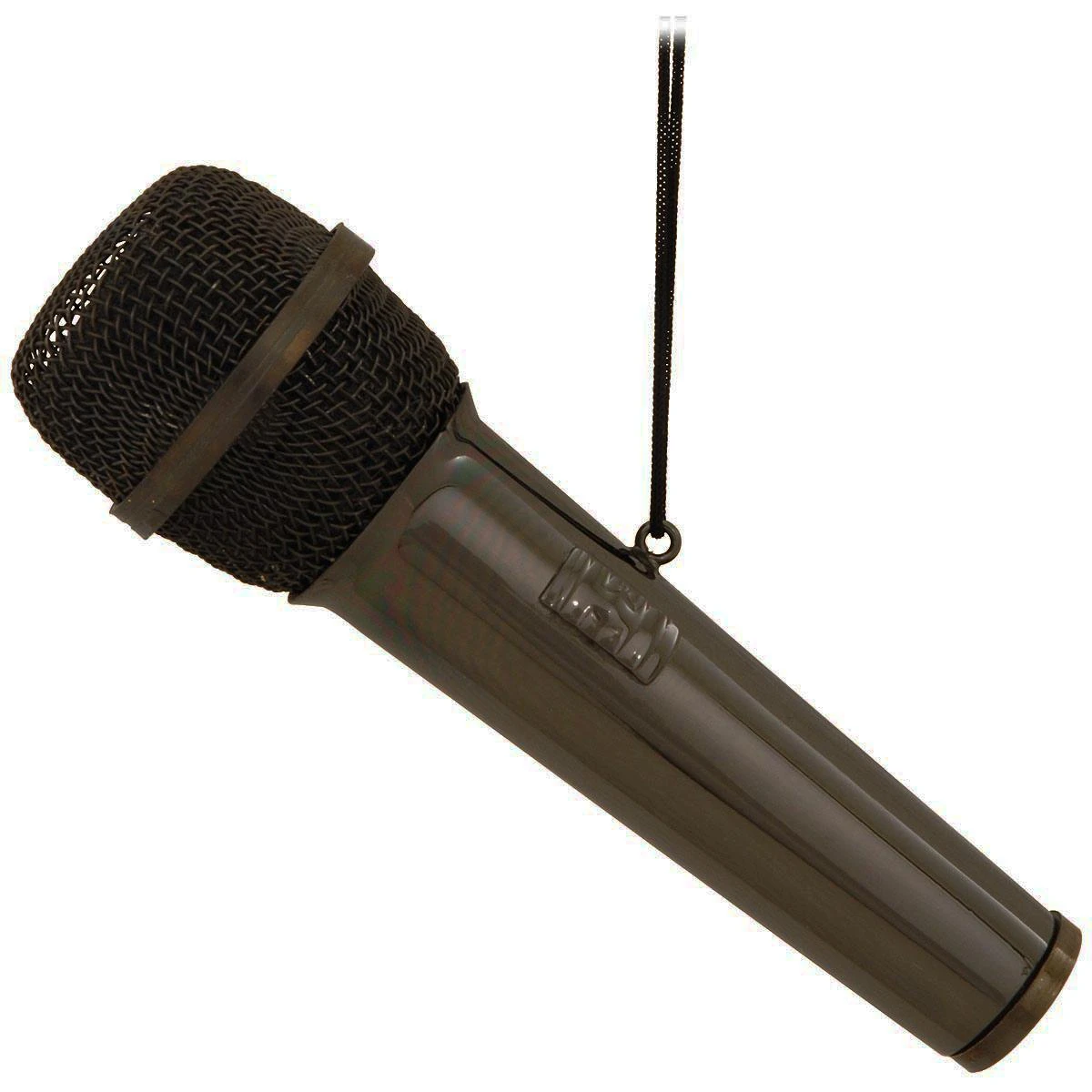 Black Microphone Ornament 1 Black Microphone Ornament