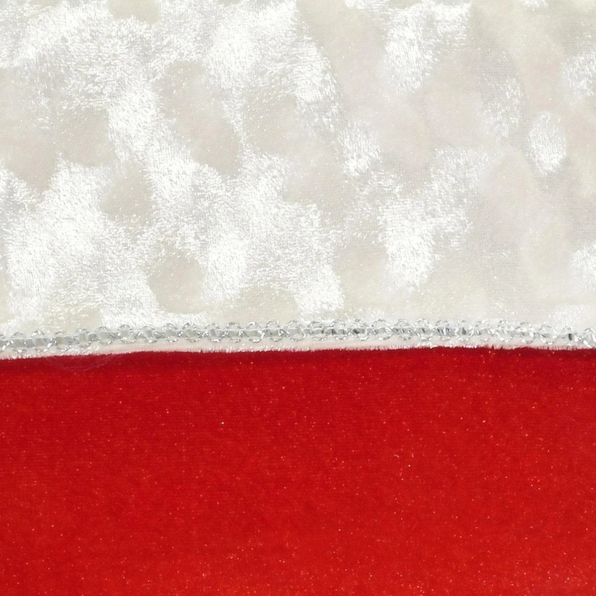 18.5 Inch Personalized Red And White Velvet Stocking 3 18.5 Inch Personalized Red And White Velvet Stocking - Image 3