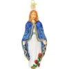 Virgin Mary Glass Ornament