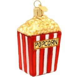 Popcorn Glass Ornament