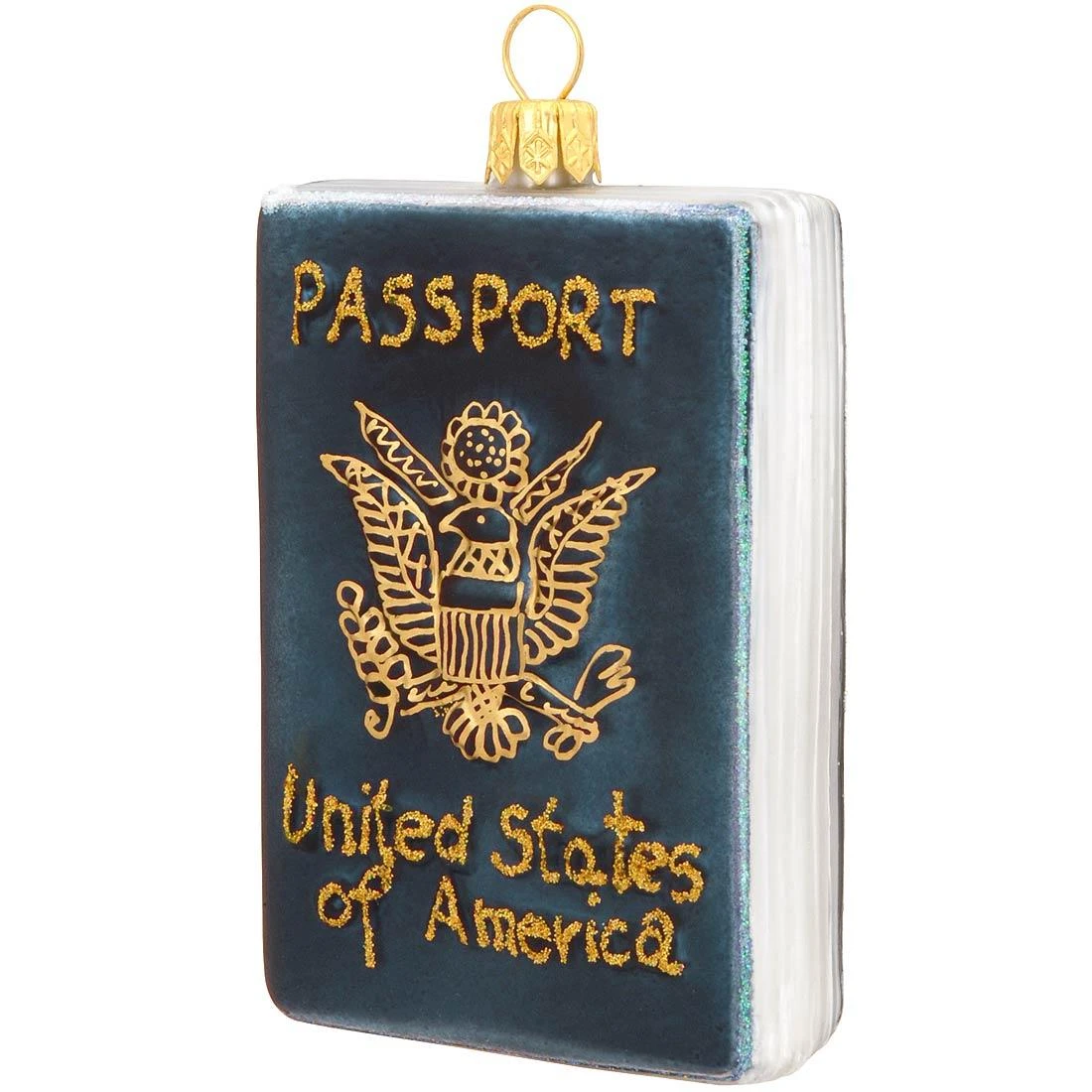 Passport Glass Ornament 1 Passport Glass Ornament