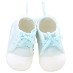Personalized Baby Boy Shoes Ceramic Ornament