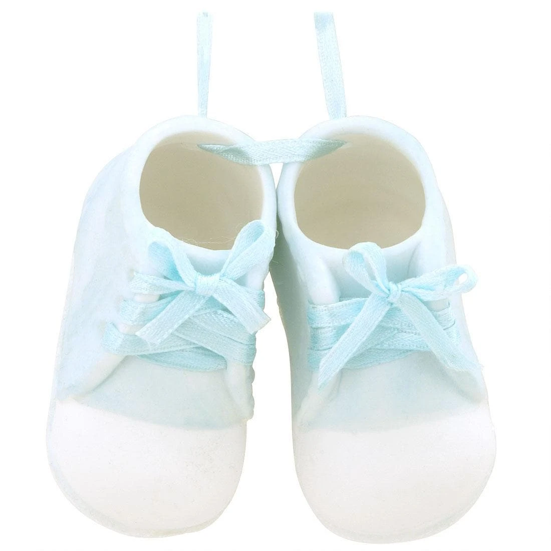 Personalized Baby Boy Shoes Ceramic Ornament 1 Personalized Baby Boy Shoes Ceramic Ornament