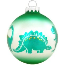 Personalized Dinosaurs Glass Ornament -Christmas Decoration Store 1159371 web 3