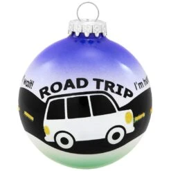 Personalized Road Trip Glass Ornament -Christmas Decoration Store 1160617 web 3