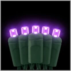 Purple LED 50 Rectified Conical Light Set