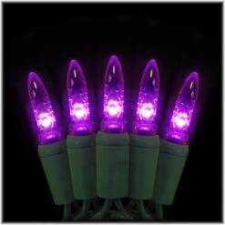 Purple M5 LED 50 Light Set