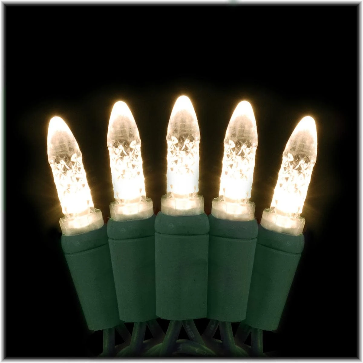 Warm White M5 LED 50 Light Set 1 Warm White M5 LED 50 Light Set