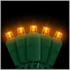 Orange LED 50 Rectified Conical Light Set