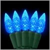 Blue C6 LED 50 Light Set
