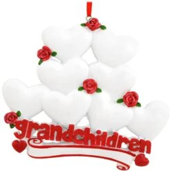 Personalized Grandchildren With 8 Hearts Ornament -Christmas Decoration Store 1166214 web 3