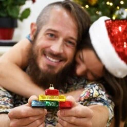 Personalized Building Blocks Glass Ornament 7 Personalized Building Blocks Glass Ornament -Christmas Decoration Store 1167334 web 4