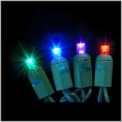 Multi-Color Jewel LED 50 Light Set