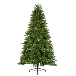 7 Foot Grand PE Dual Pre-Lit Clear And Multi LED Artificial Tree