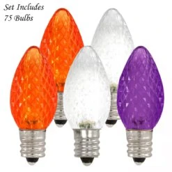 75 Piece LED C7 Replacement Bulb Kit For Shepherd And Sheep Wire Silhouette Shape