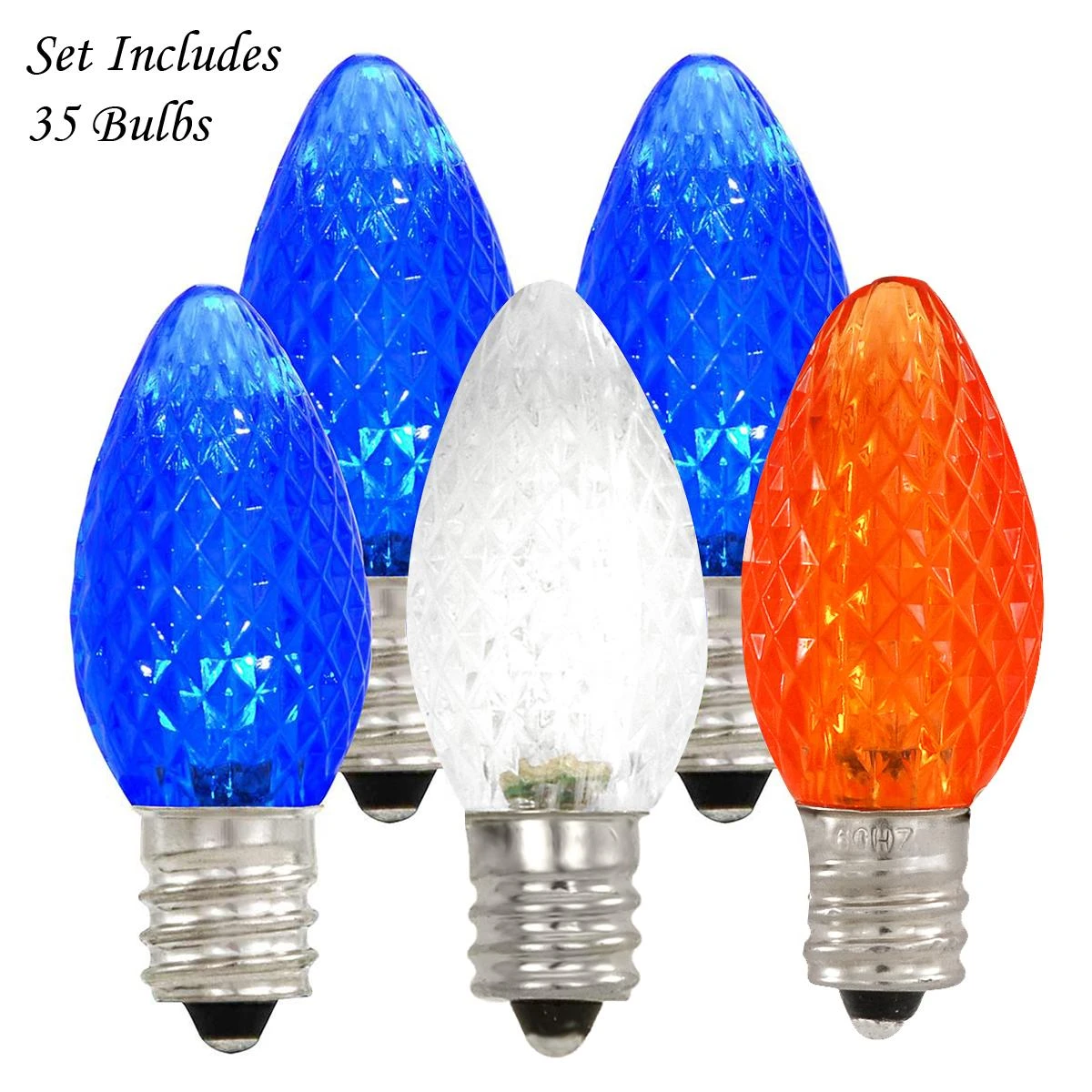 35 Piece C7 Replacement Bulb Kit For Angel Wire Silhouette Shape 1 35 Piece C7 Replacement Bulb Kit For Angel Wire Silhouette Shape