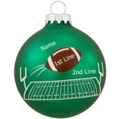 Personalized Football Over Field Glass Ornament -Christmas Decoration Store 1180678 web 3