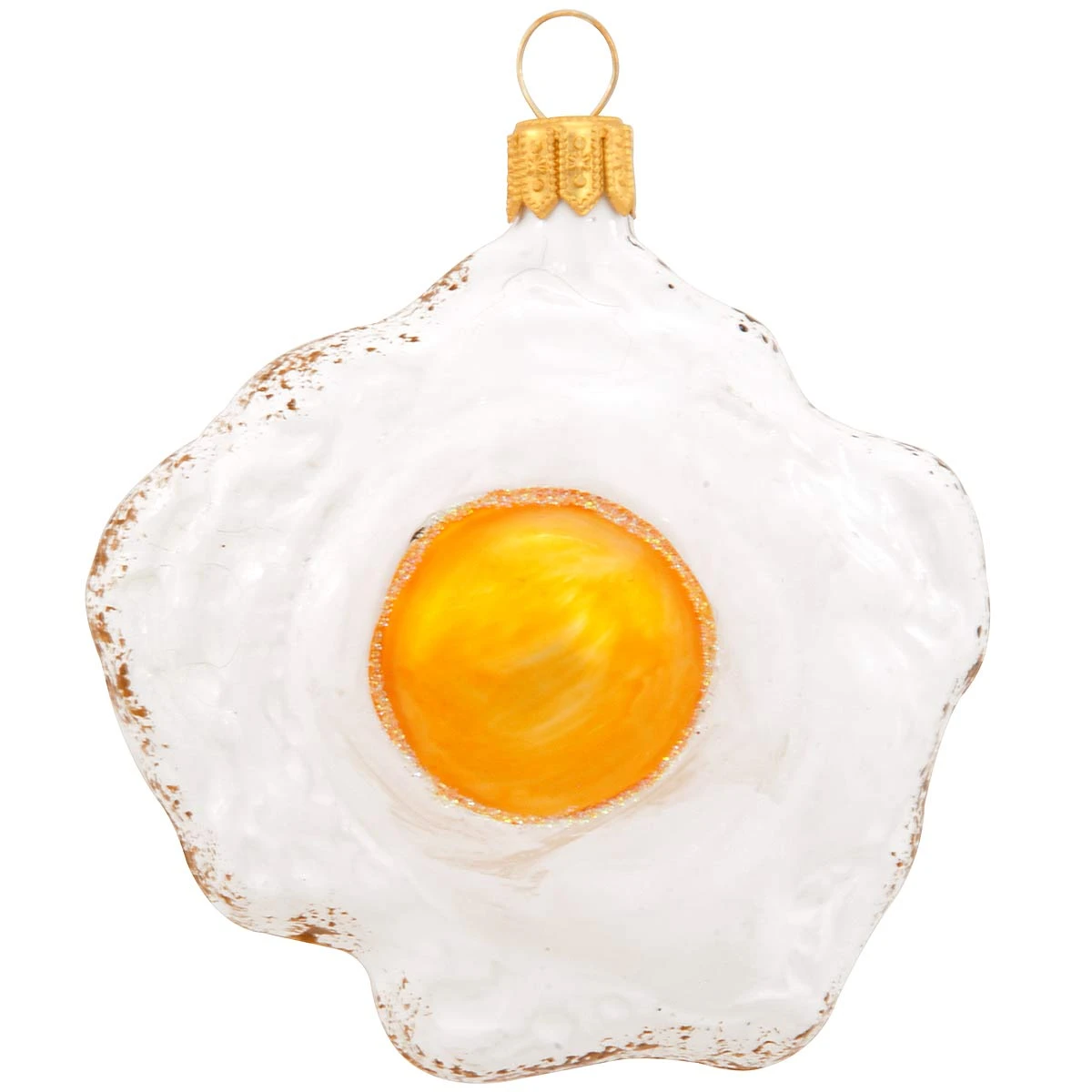 Fried Egg Glass Ornament 1 Fried Egg Glass Ornament