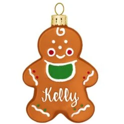 Personalized Gingerbread Baby Ornament