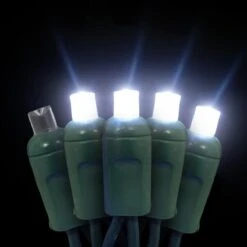 50 Pure White LED Twinkle Lights