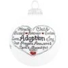 Adoption Miracle Child Heart Gifts Glass Ornament