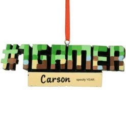 Personalized #1 Gamer Ornament