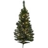 36 Inch Frosted Tree With 100 Clear Lights