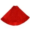 72 Inch Red Quilted Tree Skirt