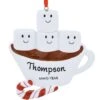 Personalized Hot Cocoa Family Of 4 Ornament