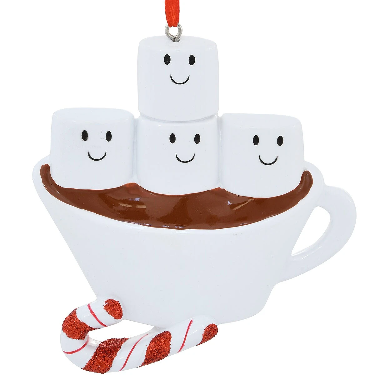 Personalized Hot Cocoa Family Of 4 Ornament 2 Personalized Hot Cocoa Family Of 4 Ornament - Image 2