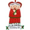 Personalized Pajama Family Of 2 Ornament