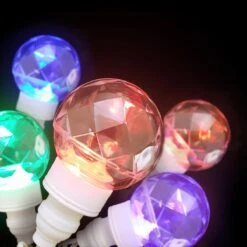 20 LED Multi Color Light Set With Sparkle Orbs