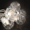 20 LED Warm White Light Set With Sparkle Orbs