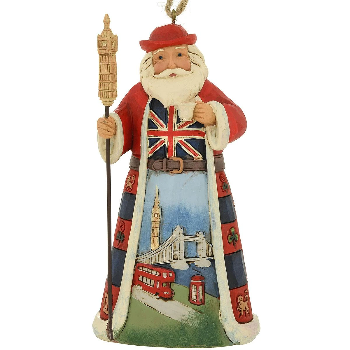 Jim Shore British Santa Ornament 1 Jim Shore British Santa Ornament