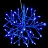 Blue Sphere With Twinkle And Shimmer LED Lights