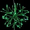 Green Sphere With Twinkle And Shimmer LED Lights