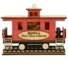 Santa's Choo Choo Caboose Ginger Cottage Battery Operated Ornament