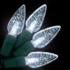 Glitter Silver 50 Pure White SC6 LED Lights