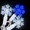 Snowflake 35 Blue And Pure White LED Lights