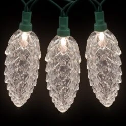 Pinecone Large 10 Warm White LED Lights